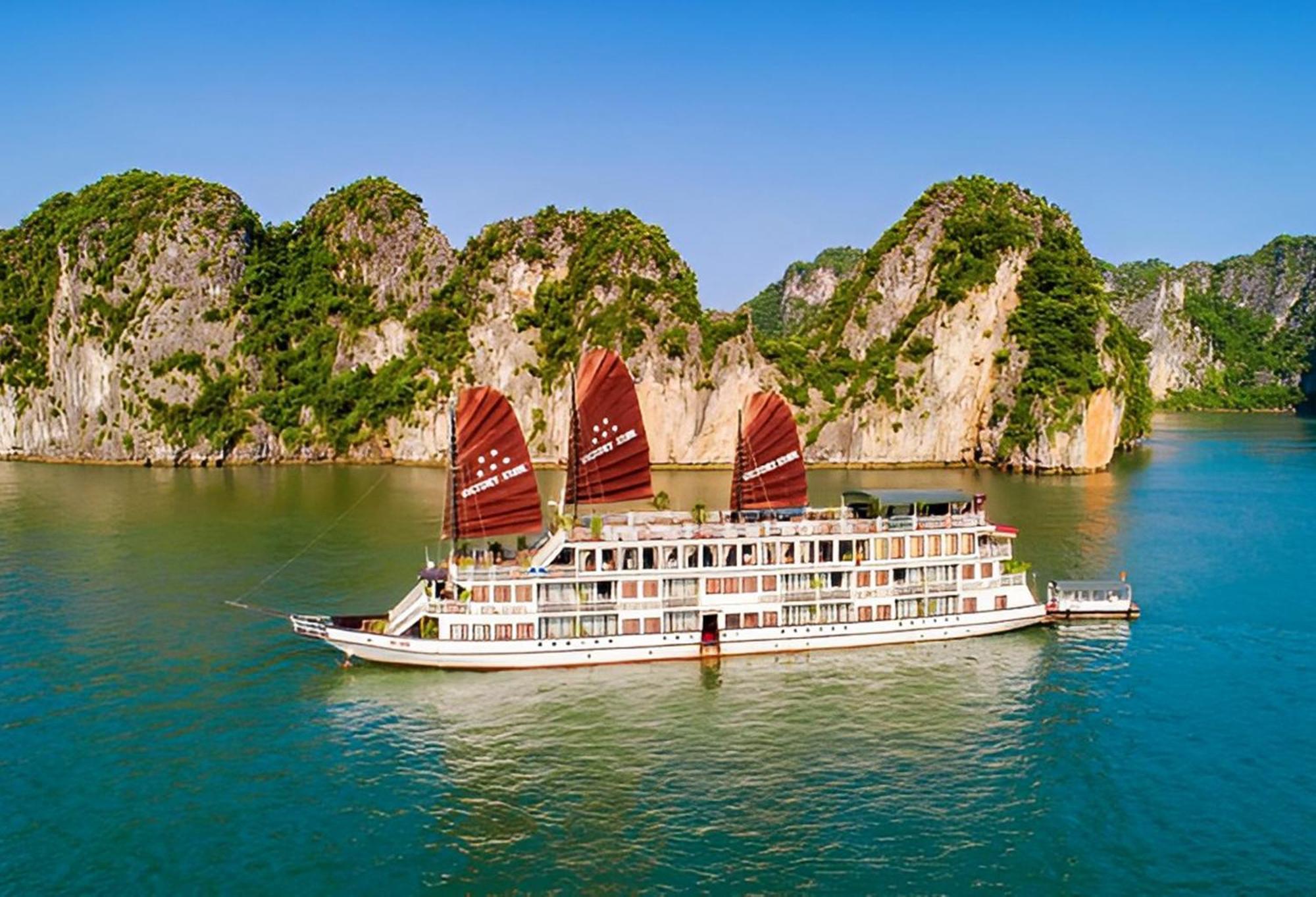 Halong Arcadia Cruise Hotell Ha Long Exteriör bild
