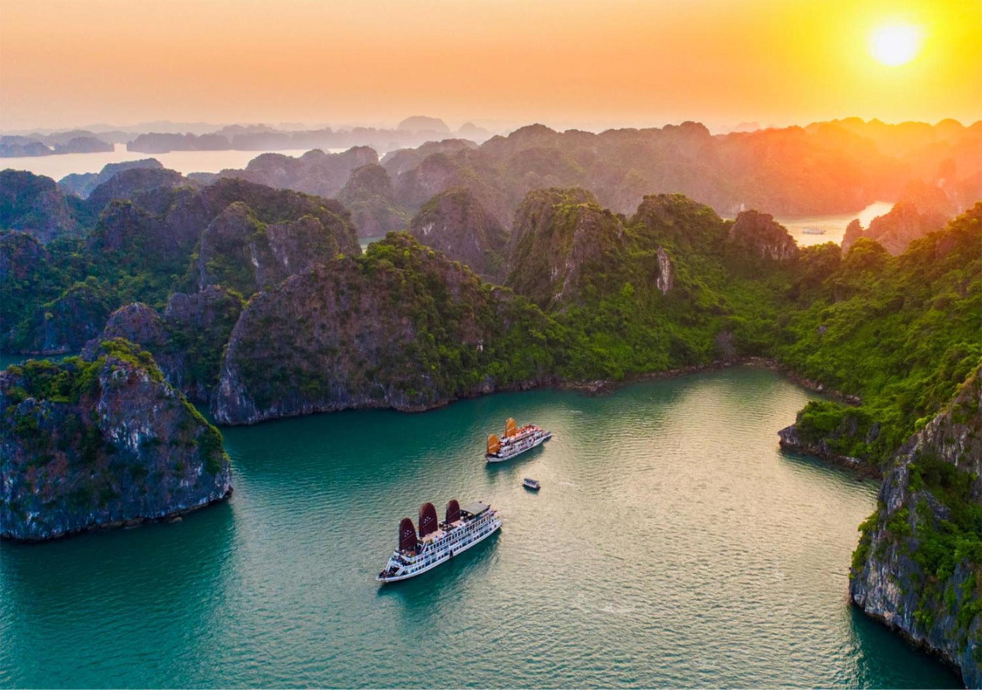 Halong Arcadia Cruise Hotell Ha Long Exteriör bild